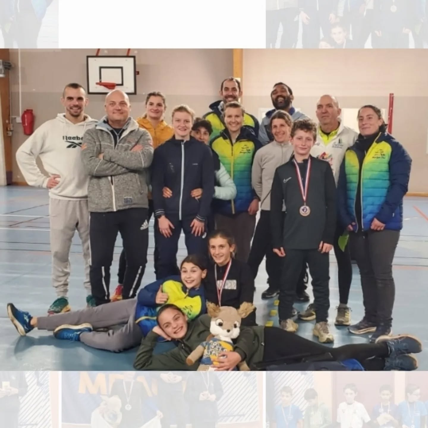 Photo de groupe du Brie Laser Run